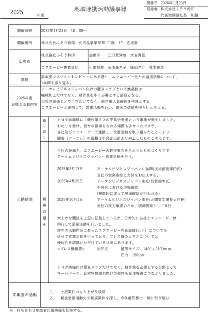 地域連携活動議事録-2025